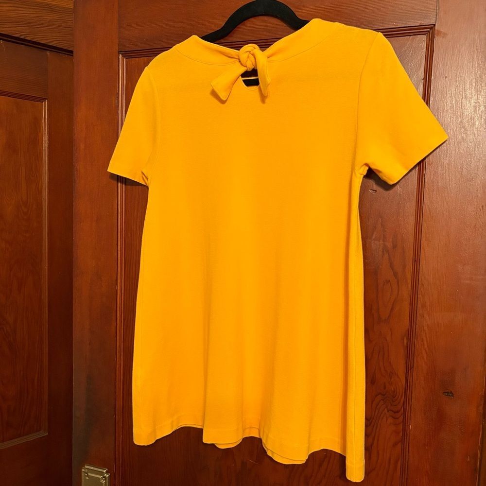 Yves Saint Laurent Vintage Marigold Yellow Knit Tunic Top Size M - Picture 8 of 10